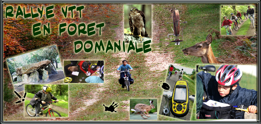 rally VTT enfants en foret domanial